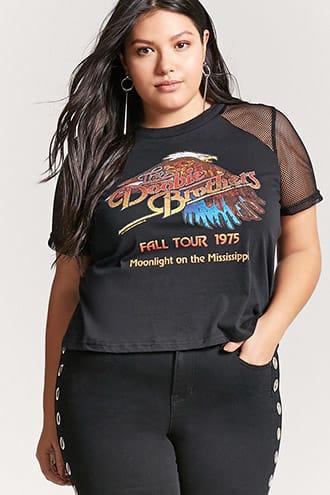 Forever21 Plus Size The Doobie Brothers Band Tee