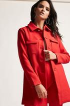 Forever21 Twill Button Coat