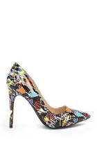Forever21 Abstract Print Pumps