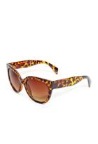 Forever21 Tortoiseshell Cat Eye Sunglasses (brown)