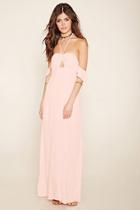 Forever21 Women's  Off-the-shoulder Maxi Dress