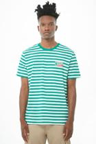 Forever21 Striped Mountain Dew Graphic Tee