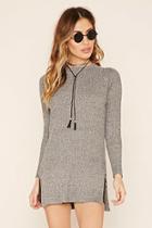 Forever21 Women's  Charcoal Marled Sweater Top