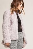 Forever21 Draped Faux Shearling Jacket