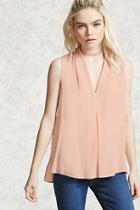 Forever21 Pleated Crepe Top