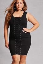 Forever21 Plus Size Lace-up Tank Dress