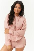 Forever21 Cutout Layered-back Hoodie