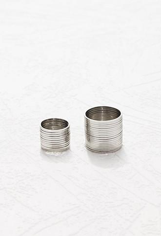 Forever21 Classic And Midi Ring Set