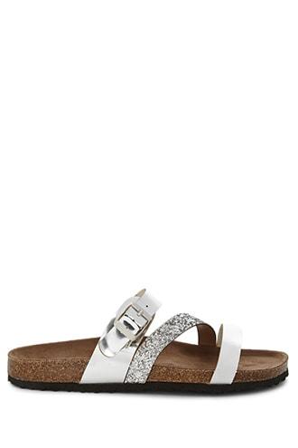 Forever21 Yoki Strappy Metallic Sandals