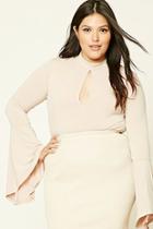 Forever21 Plus Women's  Plus Size Trumpet Sleeve Top