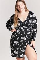 Forever21 Plus Size Floral High-low Wrap Dress