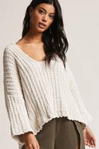 Forever21 Boxy Purl Knit Sweater