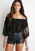 Forever21 Bell-sleeved Off-the-shoulder Top