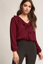 Forever21 Flounce Accent Top