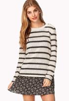 Forever21 Easy Striped Sweater