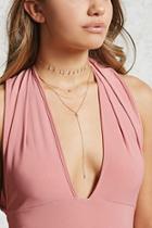 Forever21 Layered Geo Choker Necklace