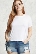 Forever21 Plus Size Semi-cropped Tee