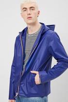 Forever21 Hooded Zip-front Raincoat