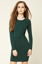 Forever21 Women's  Knotted-front Bodycon Dress