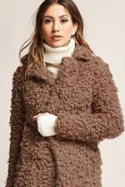 Forever21 Free Generation Curly Faux Fur Coat