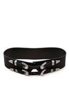 Forever21 Btb Wide Faux Leather Belt
