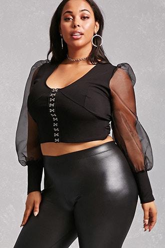 Forever21 Plus Size Corset-inspired Top