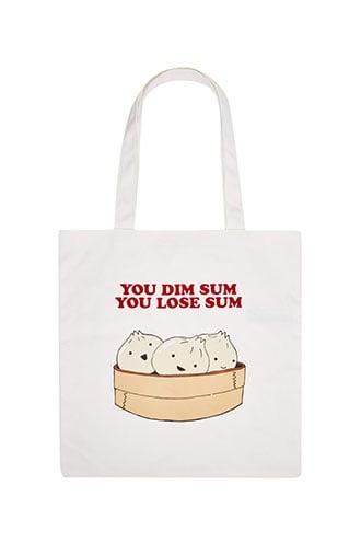 Forever21 Dim Sum Graphic Tote Bag