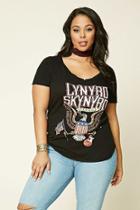 Forever21 Plus Women's  Plus Size Band Tour Tee