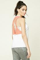 Forever21 Active Mesh Cutout Tank