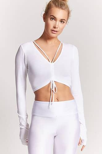 Forever21 Active Ruched Top