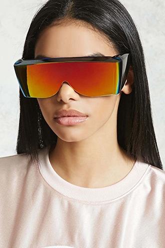 Forever21 Mirrored Visor Sunglasses