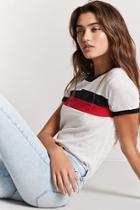 Forever21 High-rise Knee-slit Push-up Jeans