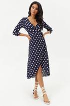 Forever21 Chiffon Polka Dot High-low Dress