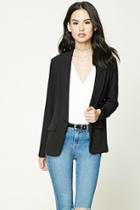 Forever21 Open-front Longline Blazer