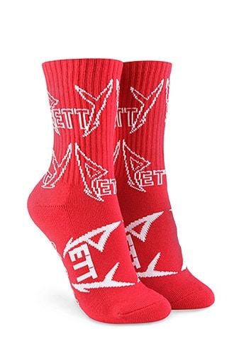 Forever21 Petty Print Crew Socks
