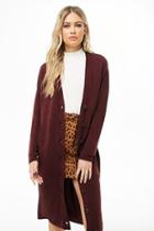 Forever21 Longline Button-front Cardigan