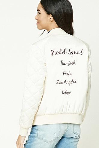 Forever21 Model Squad Bomber Jacket