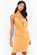 Forever21 O-ring Plunging Mini Dress