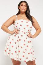 Forever21 Plus Size Strawberry Cami Mini Dress