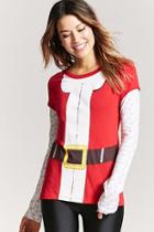 Forever21 Santa Graphic Combo Top