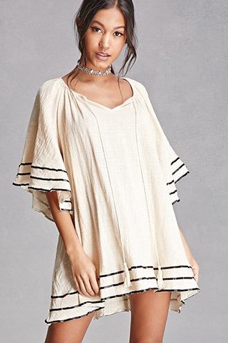 Forever21 Velzera Ribbon Hem Tunic