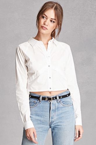 Forever21 Women's Rehab Crisscross Back Shirt