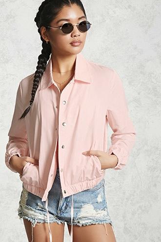 Forever21 Drawstring Coach Jacket