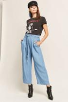 Forever21 Chambray Paperbag Pants