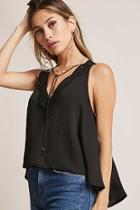 Forever21 Satin Split-back Tank Top