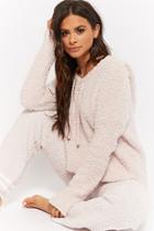 Forever21 Fuzzy Knit Chenille Hoodie