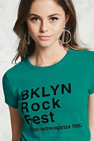 Forever21 Bklyn Rock Fest Graphic Tee
