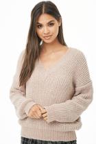 Forever21 Chenille Drop-shoulder Sweater