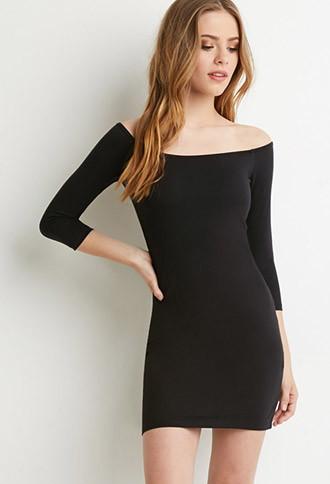 Forever21 Wide Neck Bodycon Dress
