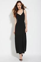 Love21 Women's  Contemporary Lace-up Maxi Dress